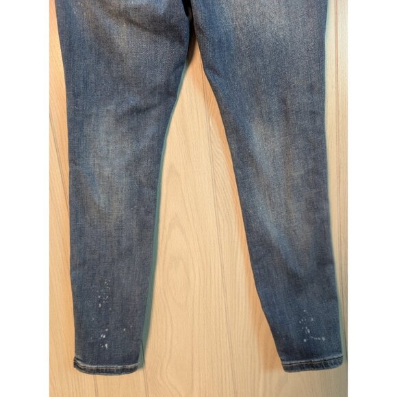 Judy Blue Jeans Womens 13/31 Skinny Fit Medium Wash Slim Casual Distressed Pants - Picture 6 of 11